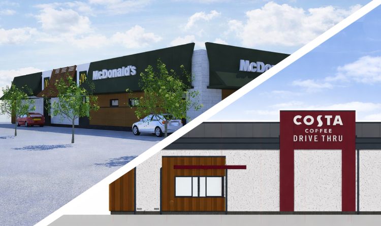NEW IMAGES SHOW HOW MCDONALD’S AND COSTA WILL LOOK AT ST GEORGE’S WAY