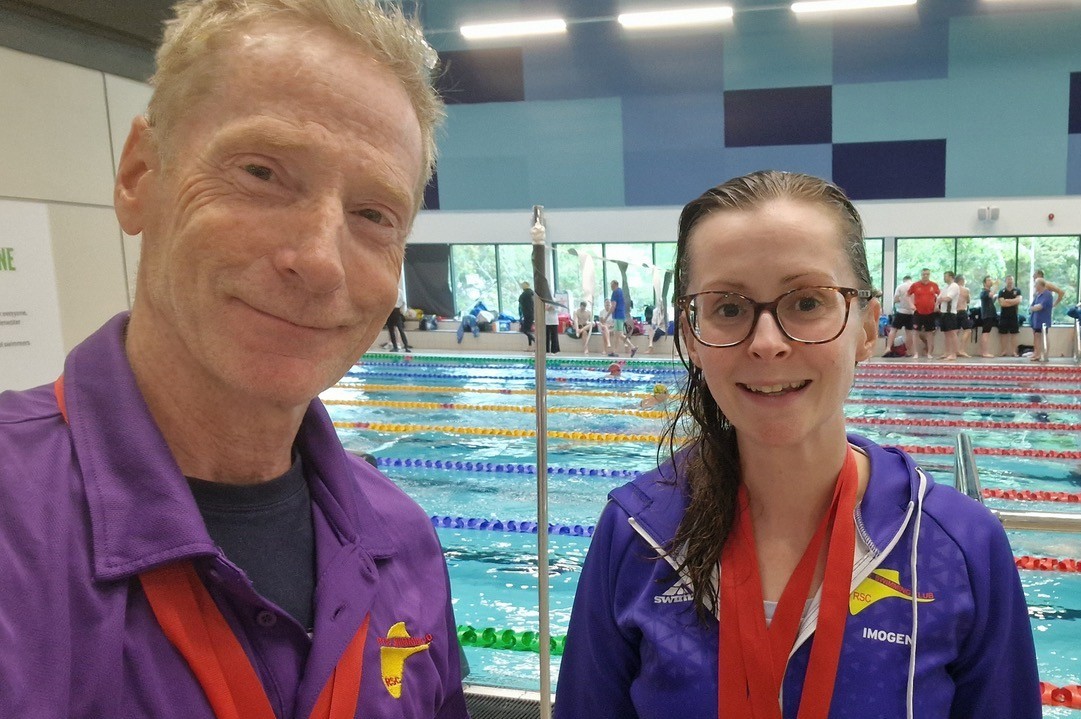 RYDE FATHER-AND-DAUGHTER DUO WIN 4 MEDALS AT READING MASTERS MEET