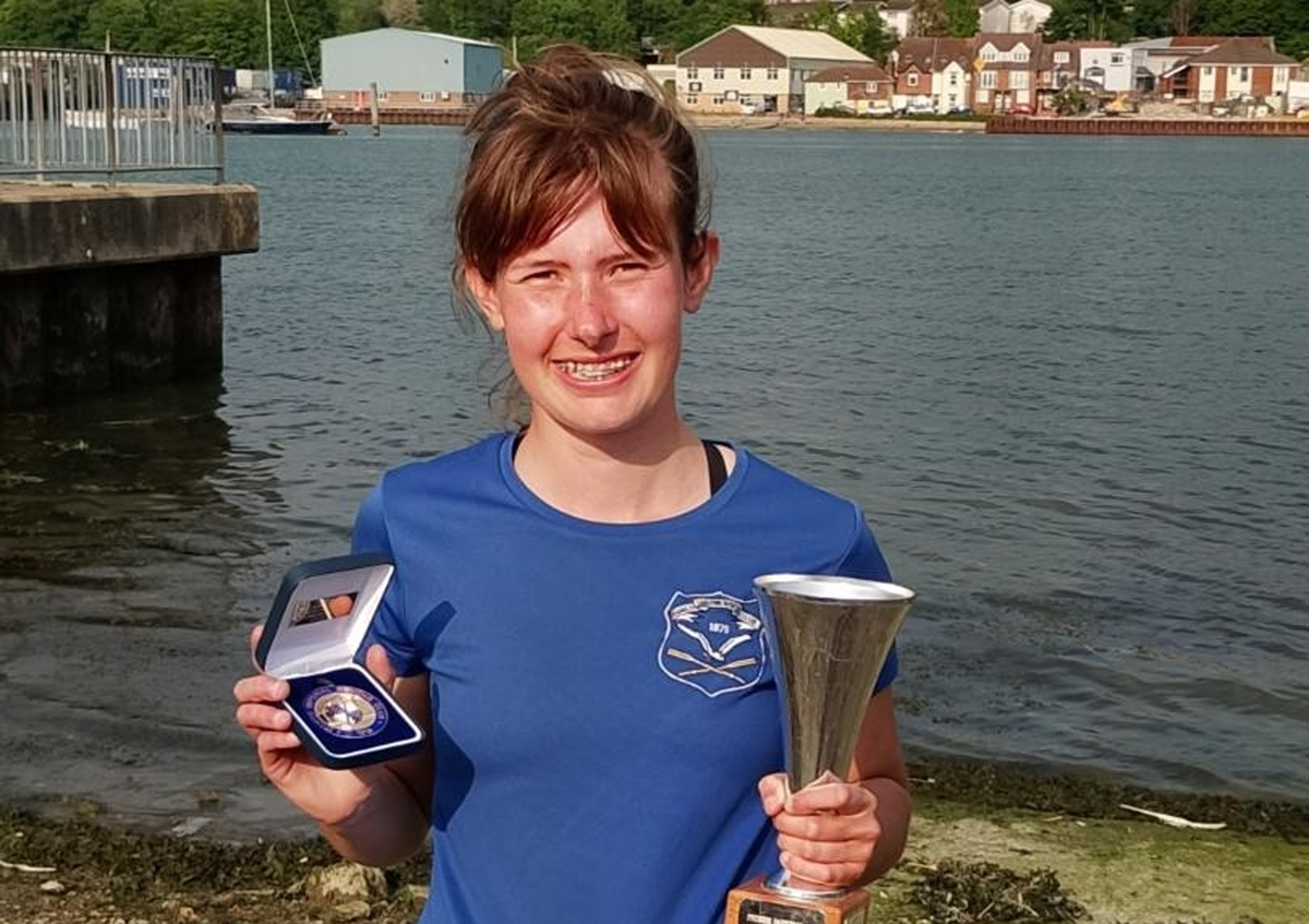 DOUBLE GOLD FOR SHANKLIN SANDOWN ROWER AT ITCHEN REGATTA