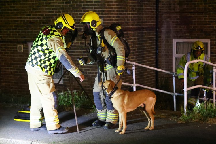 RESIDENTS EVACUATED AS RUBBISH FIRE BREAKS OUT IN VENTNOR FLAT BLOCK