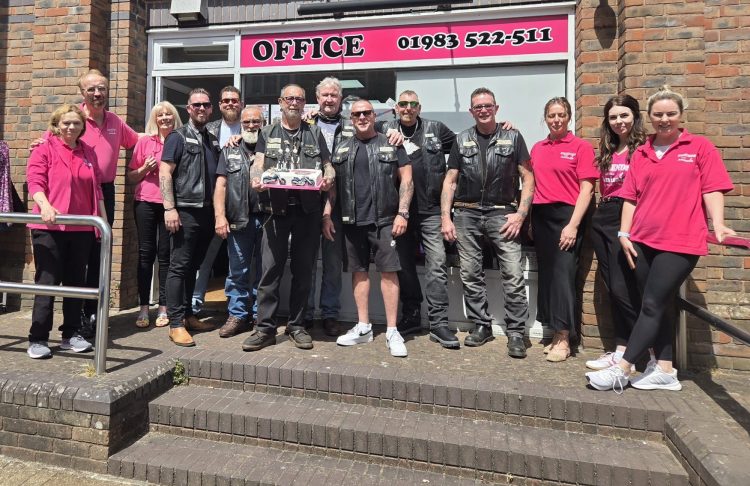 WIGHT WOLVES BIKERS RAISE MORE THAN £745 FOR FRIENDS OF THE ANIMALS