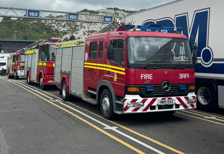 FORMER ISLE OF WIGHT FIRE ENGINE SENT TO NORTH MACEDONIA ON HUMANITARIAN MISSION