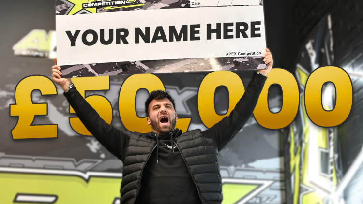 £50,000 TAX-FREE JACKPOT UP FOR GRABS IN NEW APEX 50/50 DRAW