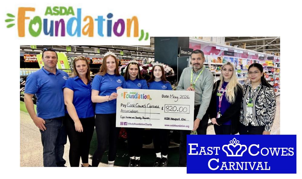 EAST COWES CARNIVAL AWARDED £820 GRANT TO SUPPORT YOUTH WORKSHOPS