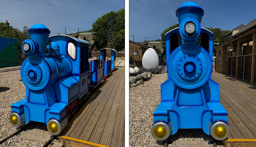 BLACKGANG EXPRESS HITS THE TRACKS AS THEME PARK OPENS REFURBISHED FAMILY RIDE