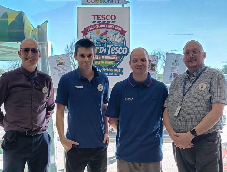 TESCO TEAM HOPES TO RAISE THOUSANDS FOR ISLE OF WIGHT CHARITIES IN EPIC BIKE RIDE
