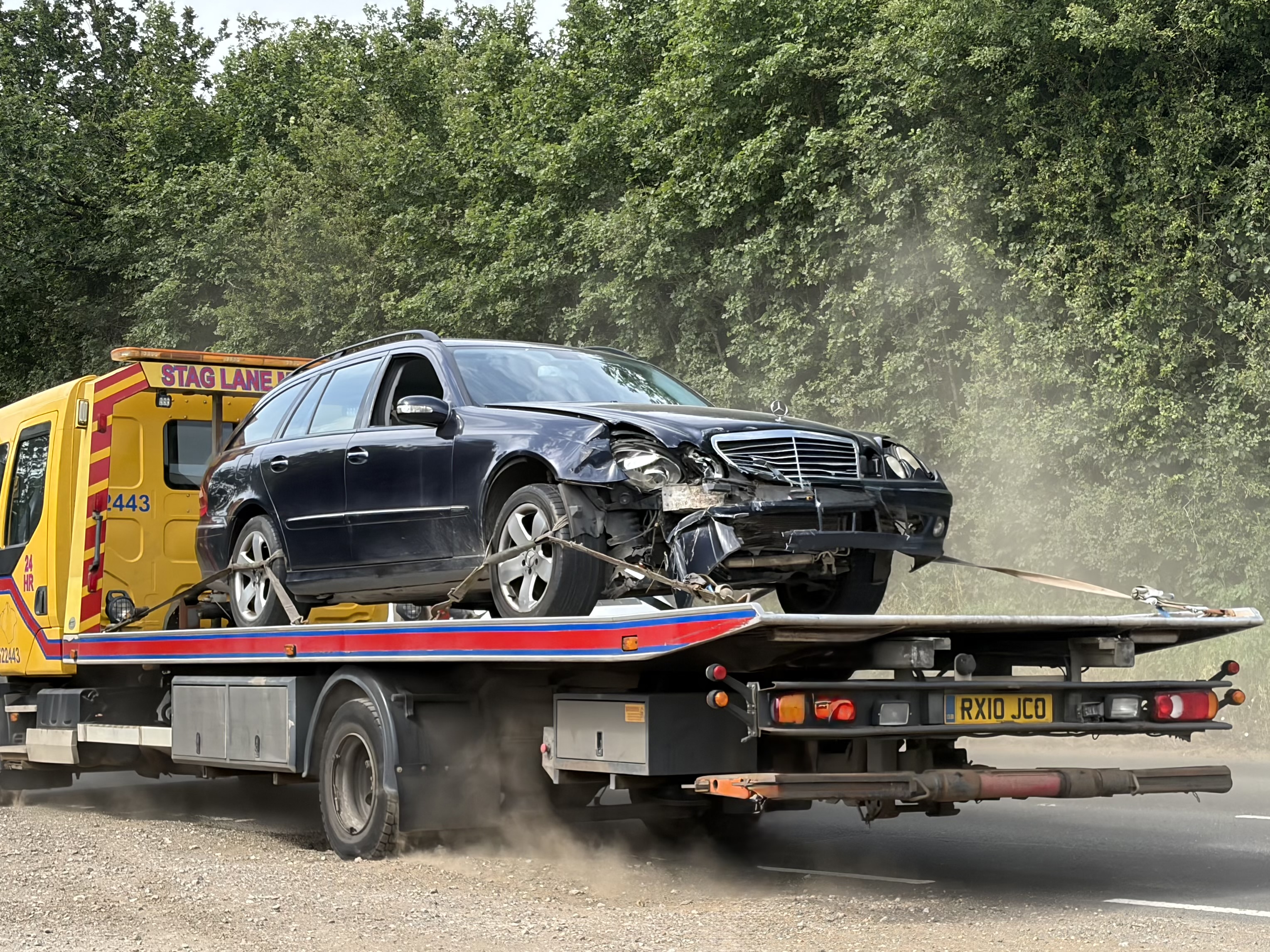 CROSSROADS CRASH CAUSES LENGTHY DELAYS IN ARRETON