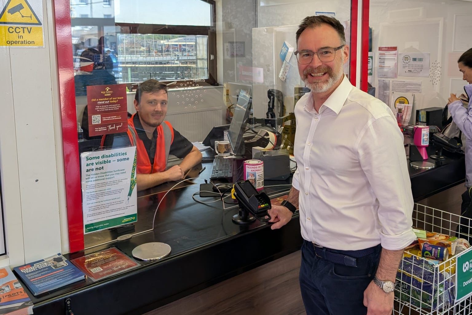 MP AND CHIP SHOP OWNER TO FUND FIRST LATE-NIGHT RED JET CHARTER CROSSING