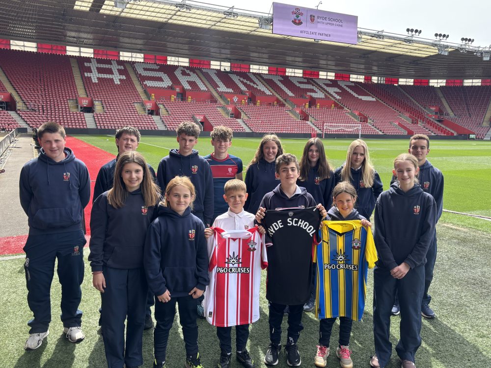 RYDE SCHOOL TEAMS UP WITH SOUTHAMPTON FC TO LAUNCH ELITE FOOTBALL PROGRAMME