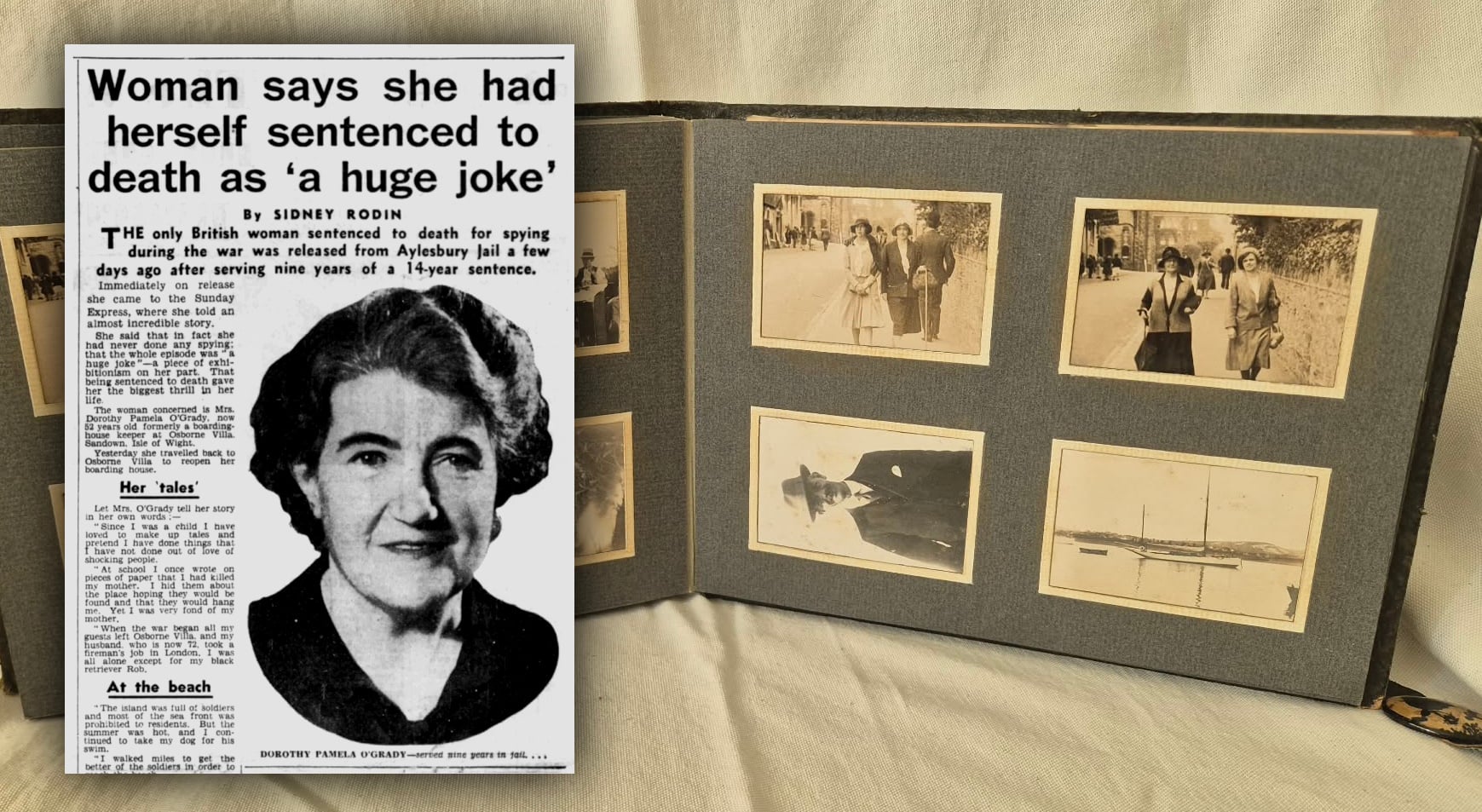 HISTORIC ALBUM OF THE ‘ISLE OF WIGHT SPY’ BROUGHT BACK TO THE ISLAND