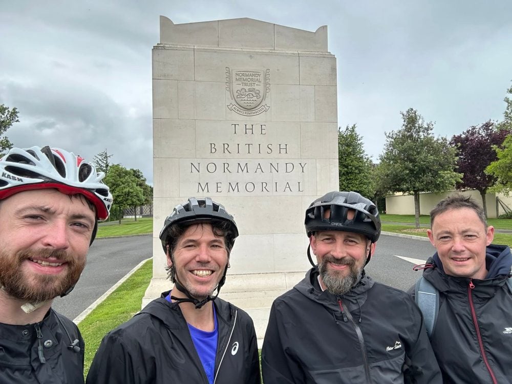 ROAD RUNNERS CYCLE TO FRANCE BEFORE TAKING ON D-DAY NORMANDY MARATHON