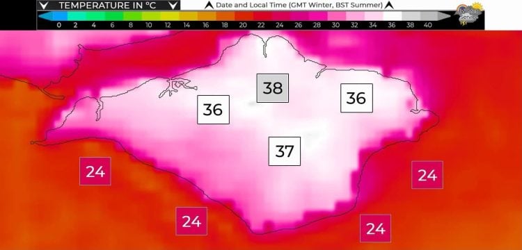 TEMPERATURES COULD REACH ‘RECORD SETTING’ 38C ON WEDNESDAY