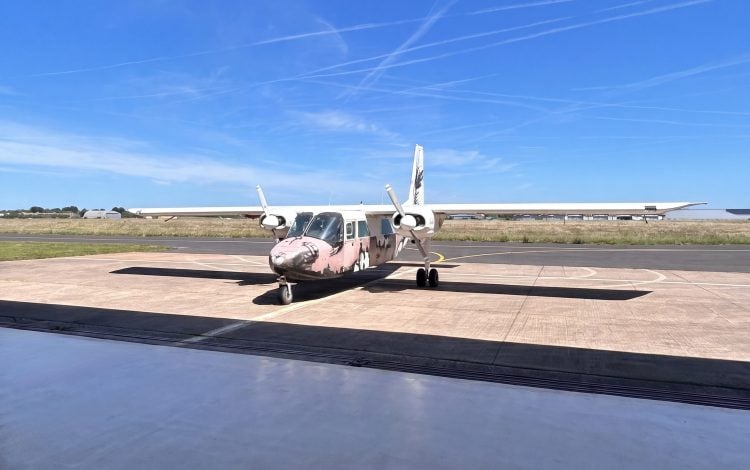 BRITTEN-NORMAN BRINGS STRANDED AIRCRAFT HOME FROM SAUDI ARABIA
