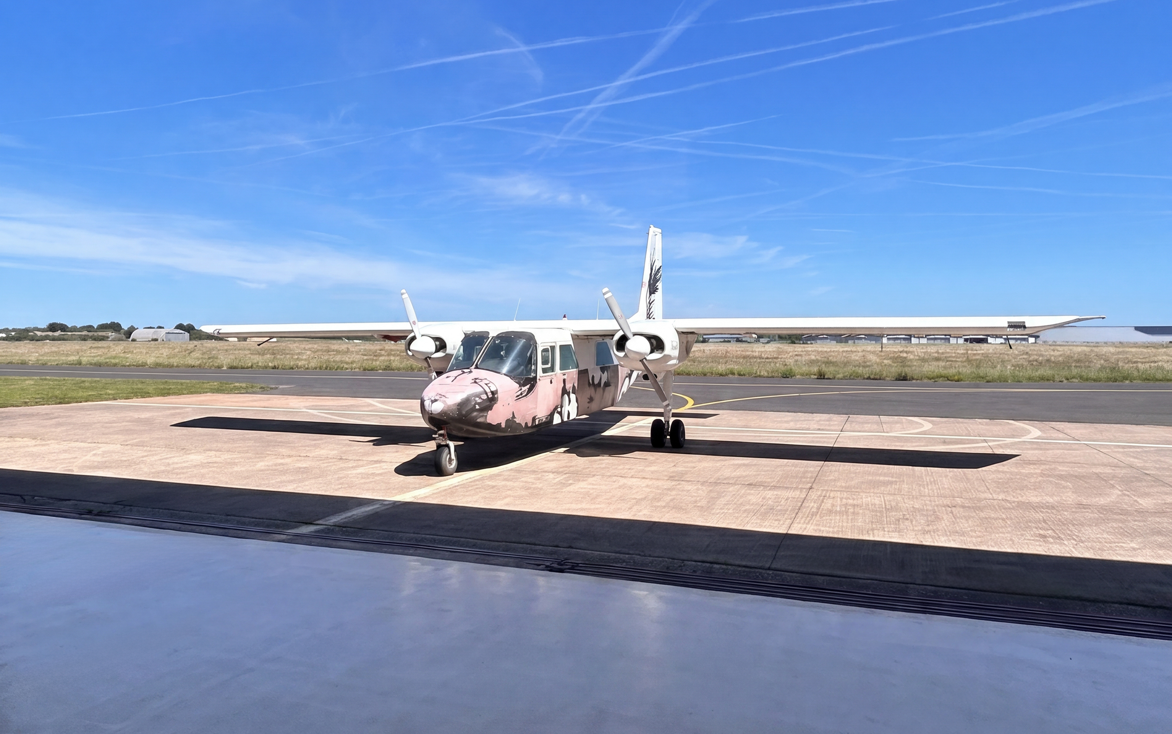 BRITTEN-NORMAN BRINGS STRANDED AIRCRAFT HOME FROM SAUDI ARABIA