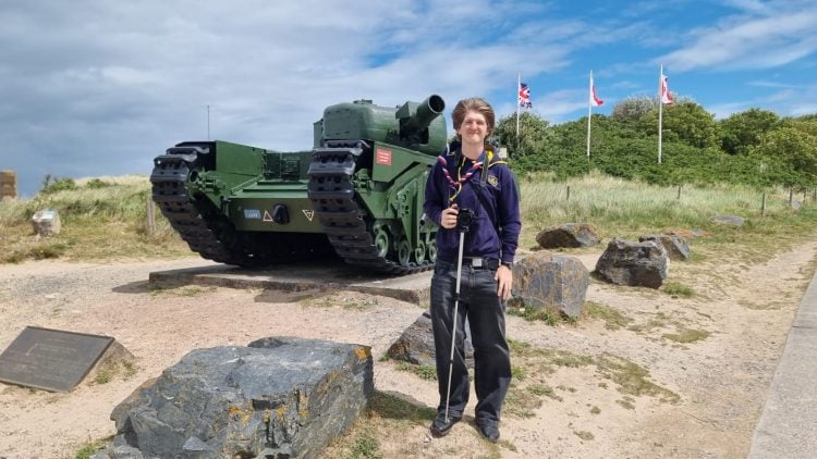 YOUNG PHOTOGRAPHER MEETS D-DAY VETERAN WITH RYDE CONNECTION AT NORMANDY COMMEMORATIONS