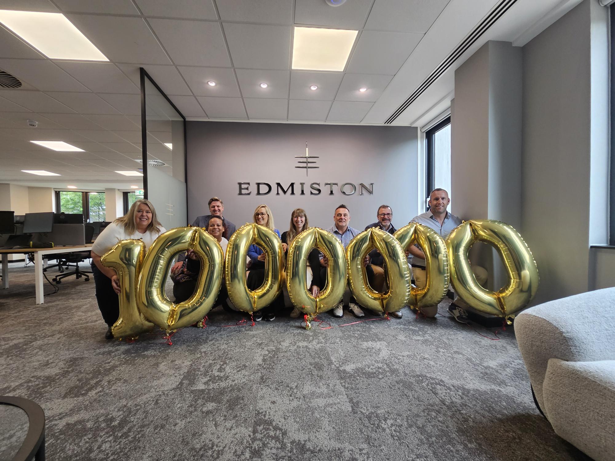 UKSA AND EDMINSTON FOUNDATION CELEBRATE £1MILLION PARTNERSHIP MILESTONE