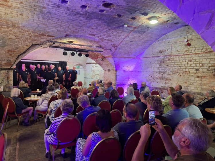 NEWCHURCH MALE VOICE CHOIR HELPS RAISE £350 FOR BEMBRIDGE FORT TRUST
