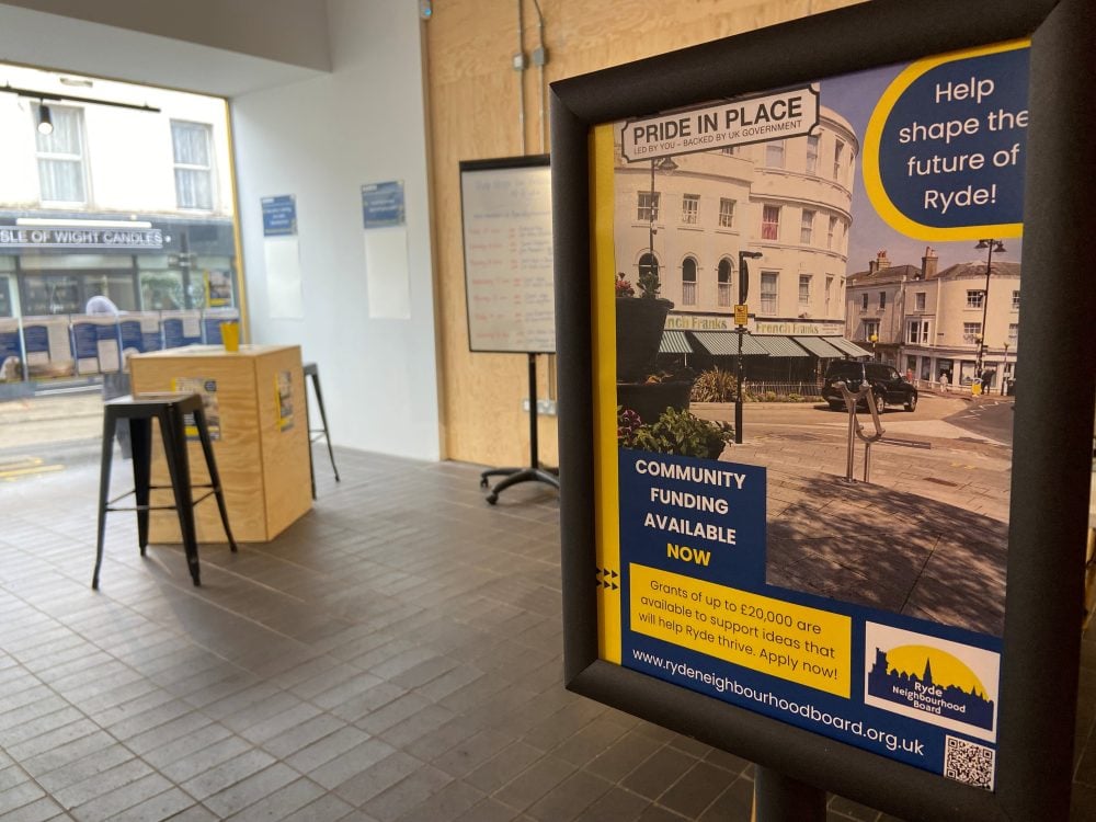 RYDE RESIDENTS INVITED TO HAVE THEIR SAY ON £19.5MILLION PRIDE IN PLACE FUND