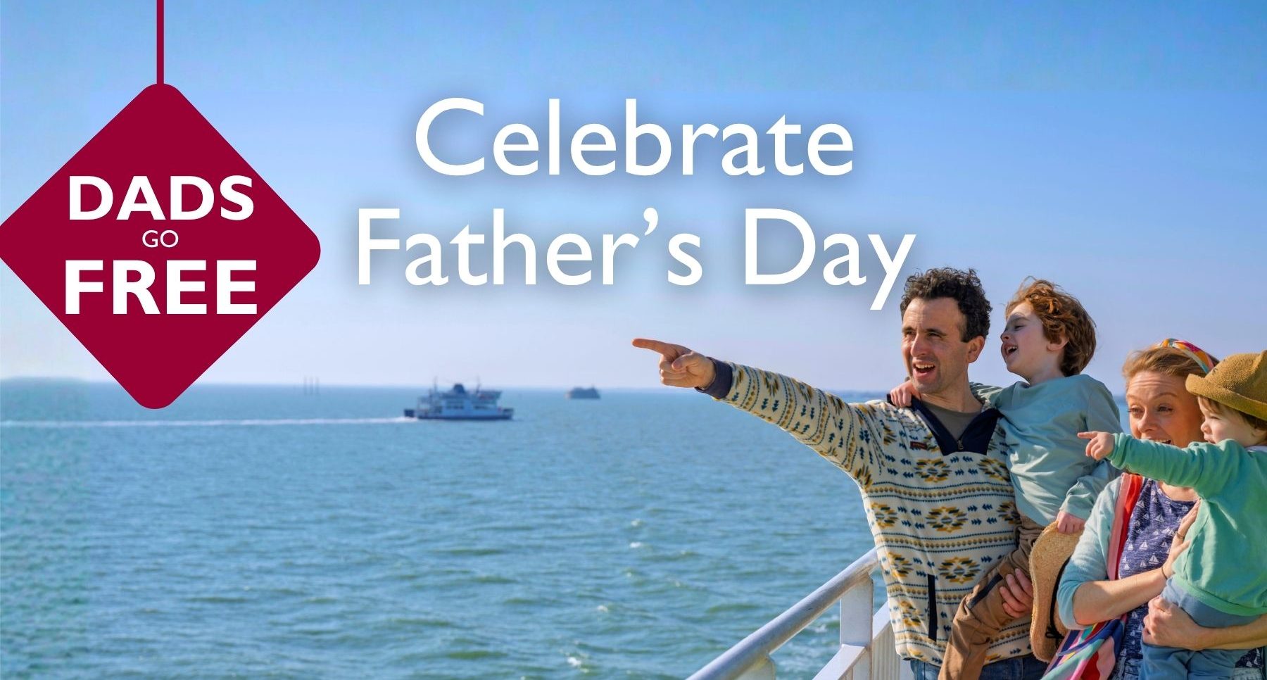 WIGHTLINK CELEBRATE FATHERS DAY BY OFFERING DADS FREE TRAVEL