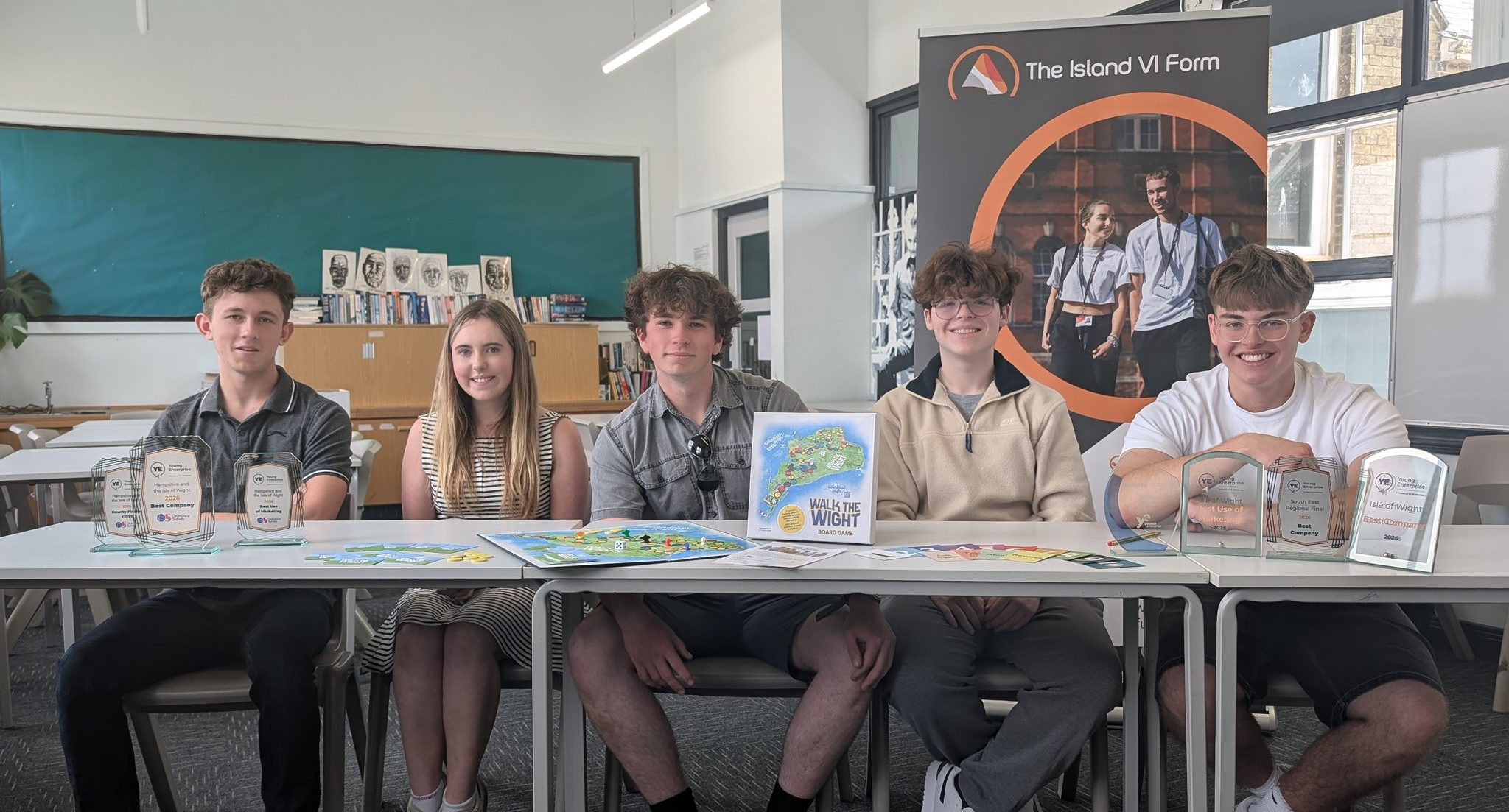 ISLAND VI FORM STUDENTS MAKE HISTORY IN YOUNG ENTERPRISE BEST COMPANY COMPETITION