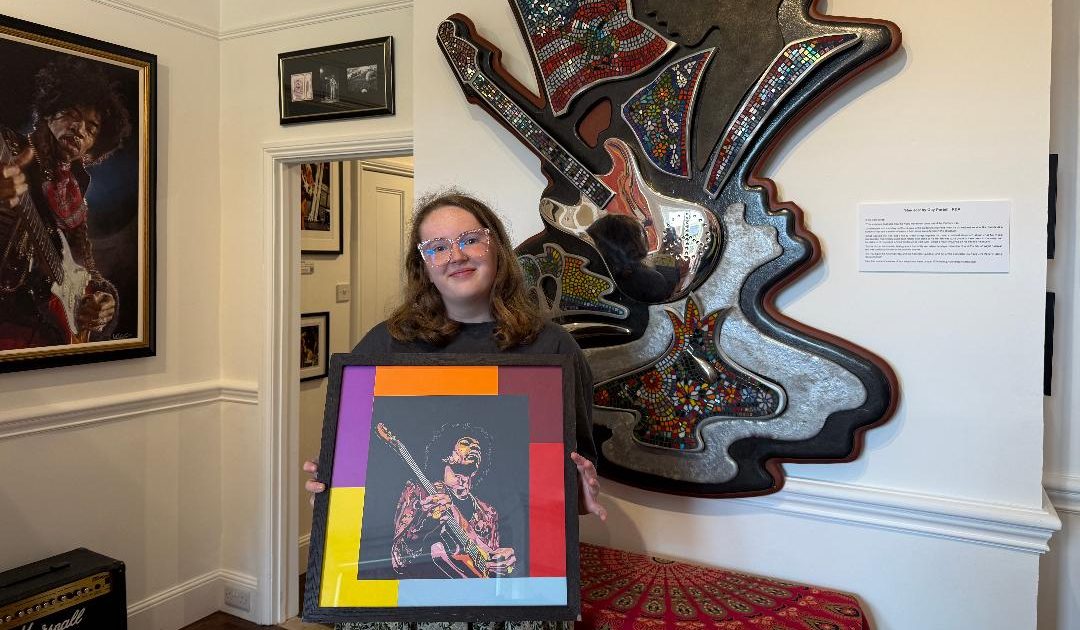 YOUNG ISLE OF WIGHT ARTIST WINS JIMI HENDRIX COMPETITION AND FESTIVAL TICKETS