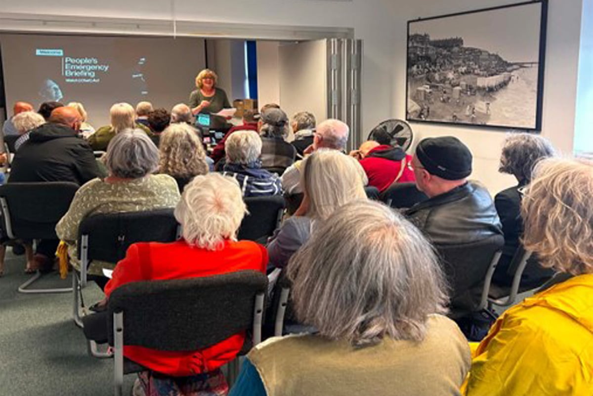 NATIONAL EMERGENCY BRIEFING ON CLIMATE AND NATURE CRISIS HELD IN VENTNOR