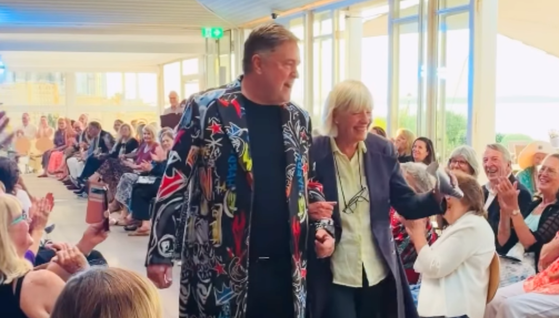 ROYAL YACHT SQUADRON HOSTS FASHION SHOW IN AID OF MOUNBATTEN