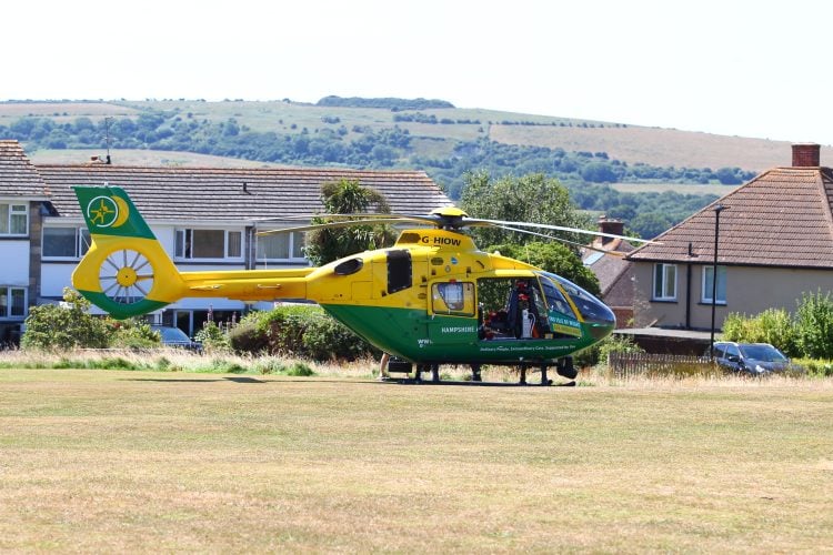 AIR AMBULANCE SCRAMBLED TO ST HELENS AMID MEDICAL EMERGENCY