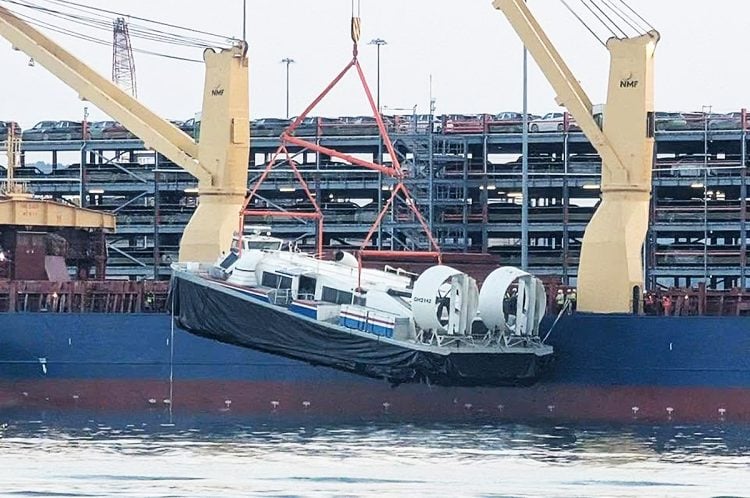 SOLENT EXPRESS LEAVES THE SOLENT FOR THE FINAL TIME AS JOURNEY TO CASPIAN BEGINS