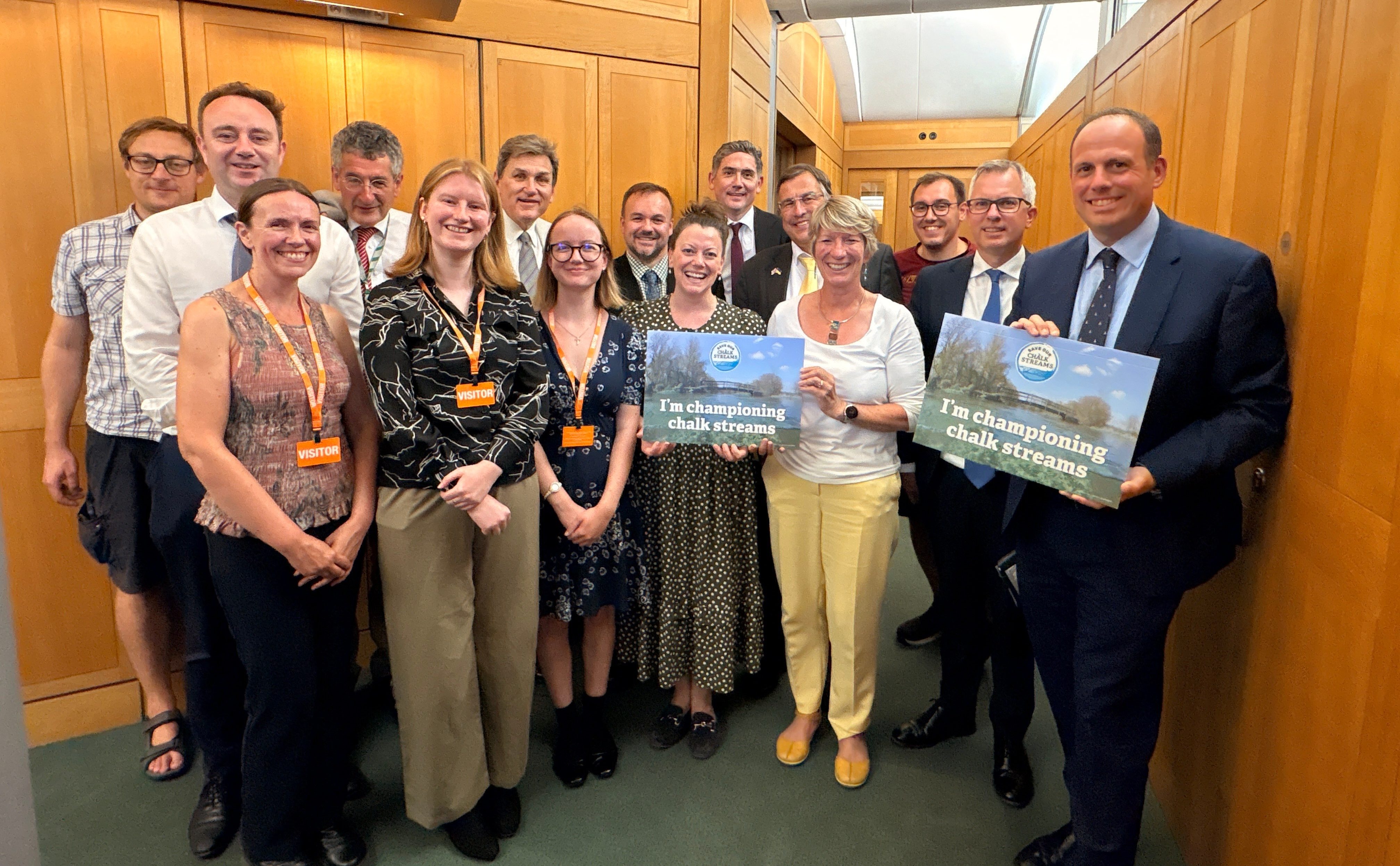 WILDLIFE TRUST JOIN PARLIMANETARY GROUP TO PROTECT RARE CHALK STREAMS AMID POLLUTION