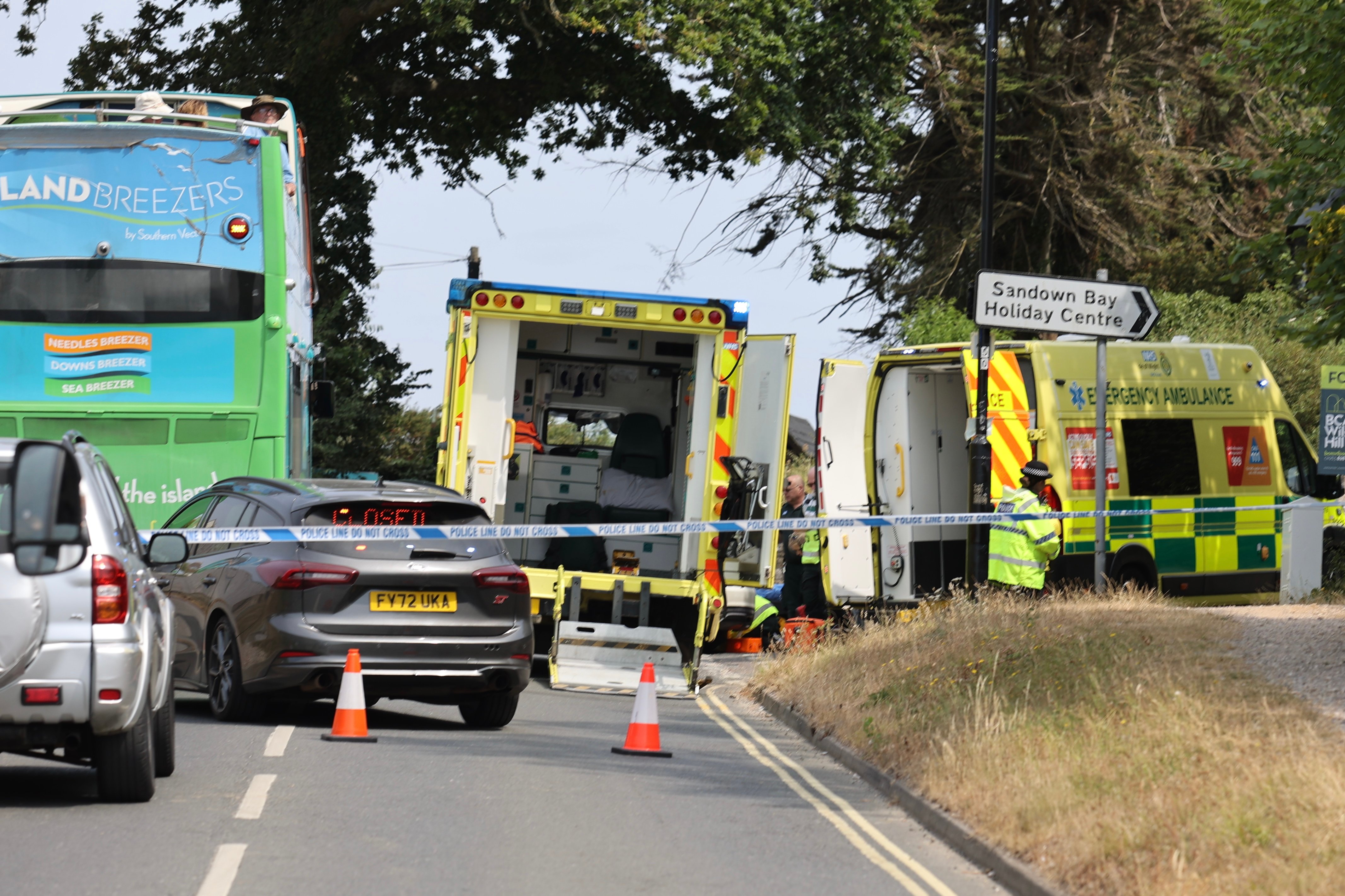 AIR AMBULANCE SCRAMBLED FOLLOWING COLLISION AT YAVERLAND