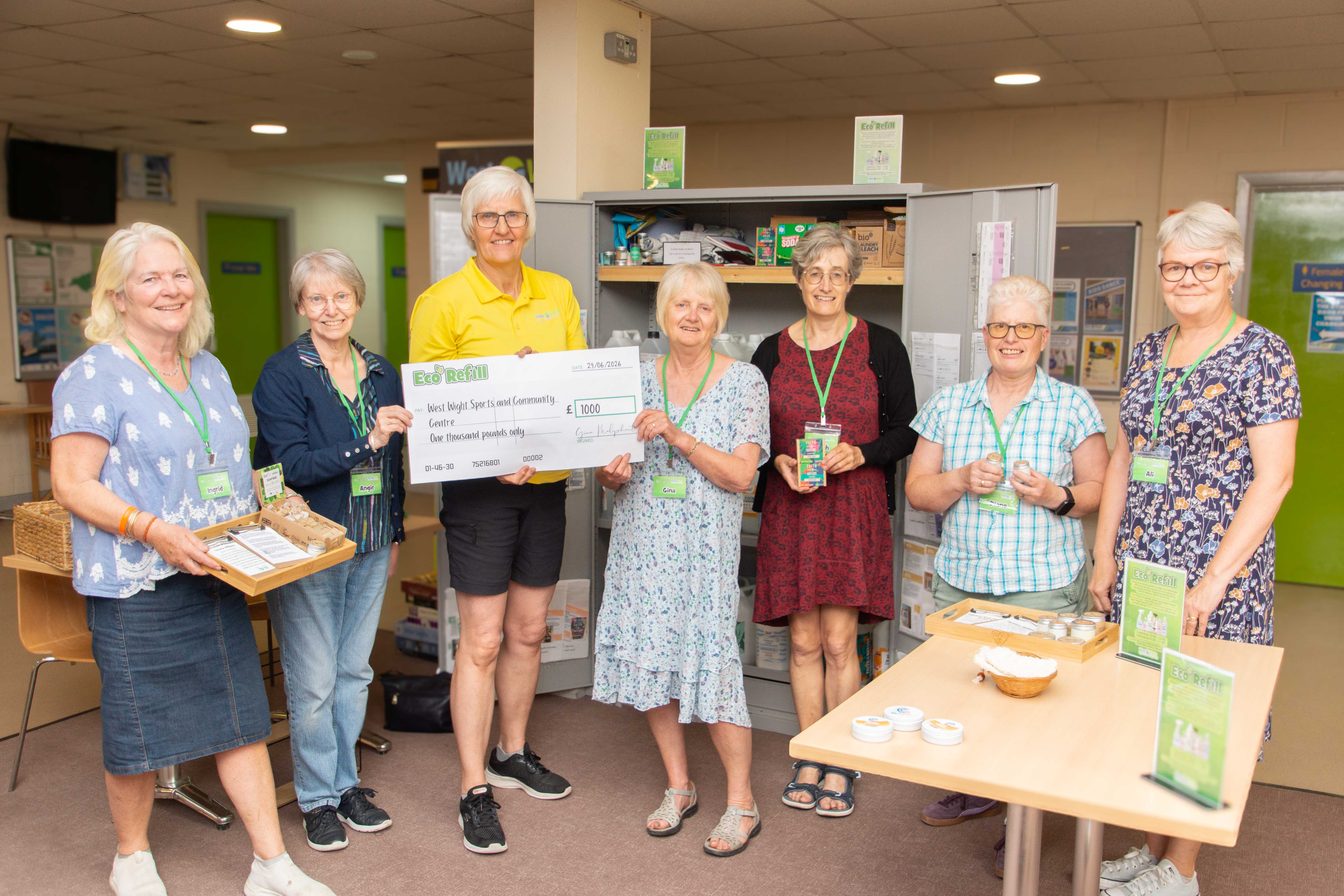 ECO REFILL SCHEME PASSES £1,000 MILESTONE TO HELP FUND CHILDREN’S SWIMMING LESSONS