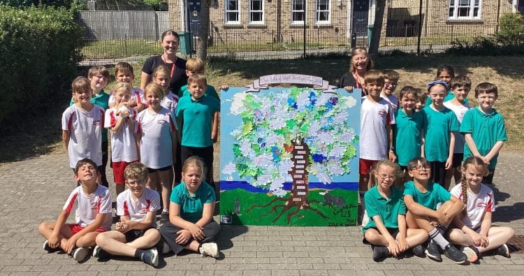 HAYLANDS PRIMARY SCHOOL PUPILS WIN COUNTY SHOW AWARD WITH HERITAGE DISPLAY