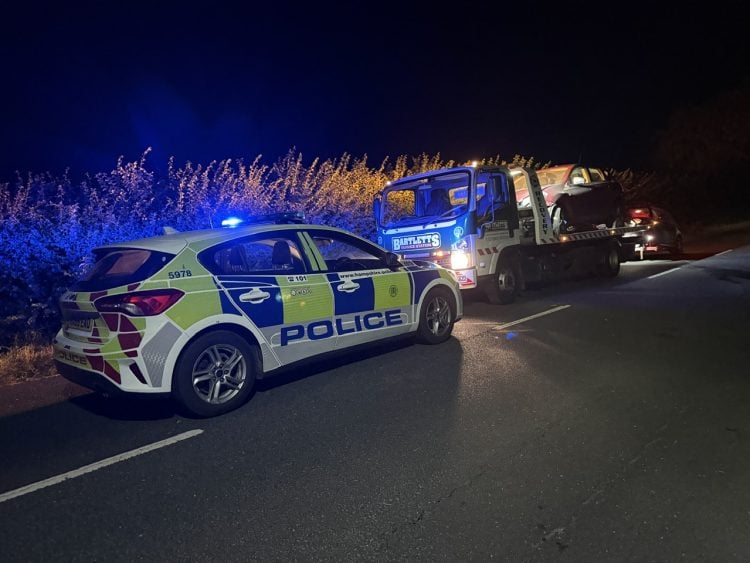AIR AMBULANCE IN EARLY MORNING RESPONSE TO 2-CAR SMASH