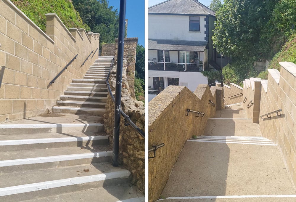 OSBORNE STEPS REOPENED AFTER MORE THAN 3 YEARS OF CLOSURE