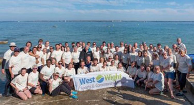 RECORD 75 SWIMMERS CONQUER THE SOLENT IN WEST WIGHT CHARITY CROSSING