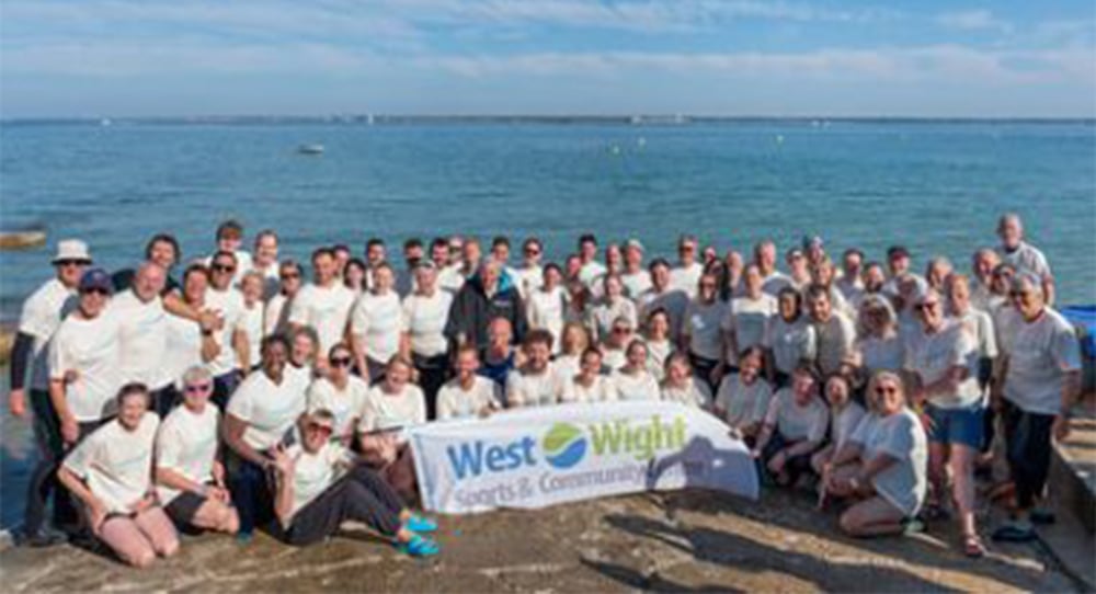 RECORD 75 SWIMMERS CONQUER THE SOLENT IN WEST WIGHT CHARITY CROSSING