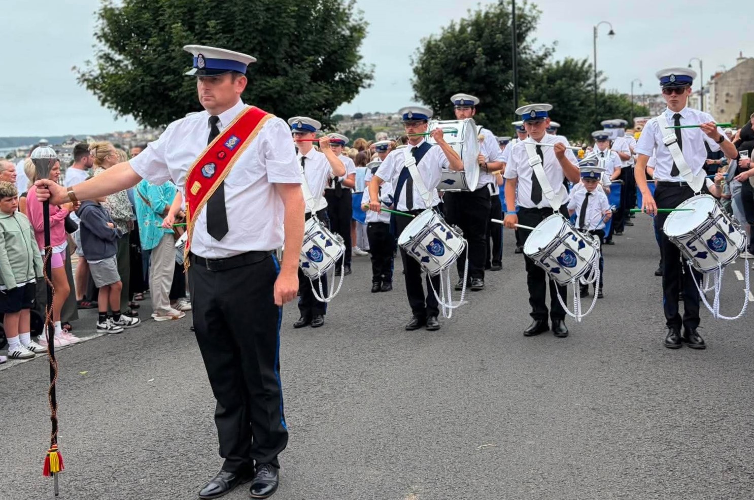 VECTIS CORPS OF DRUMS IMPRESSES CROWDS AT WELSH CARNIVAL