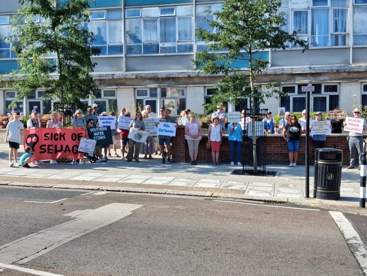 ‘DIRTY BUSINESS ISN’T A DRAMA, IT’S A REALITY’ – PROTESTERS TARGET SOUTHERN WATER