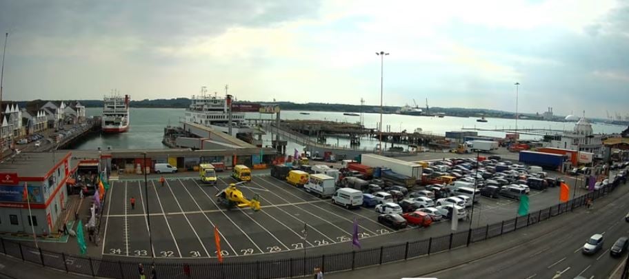 AIR AMBULANCE TASKED TO RED FUNNEL TERMINAL AS MEDICAL EMERGENCY ONBOARD HAULTS SERVICES