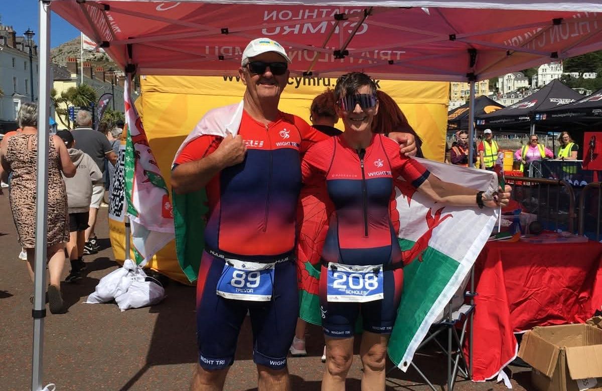 SHEEP, CRASHES AND LAST-MINUTE CHANGES AS WIGHT TRI DUO TACKLE WELSH CHAMPIONSHIPS