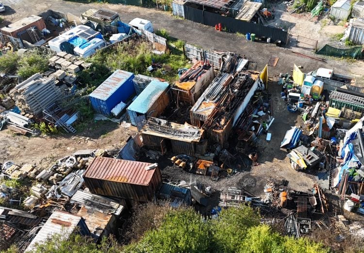 SMALLBROOKE LANE REOPENS AS MAJOR RYDE SCRAPYARD FIRE IS FINALLY EXTINGUISHED