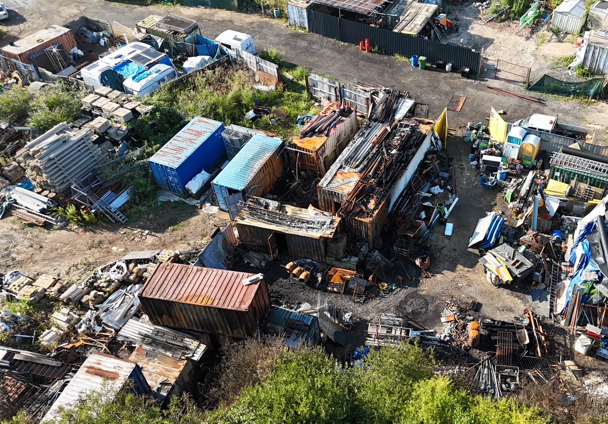 SMALLBROOKE LANE REOPENS AS MAJOR RYDE SCRAPYARD FIRE IS FINALLY EXTINGUISHED