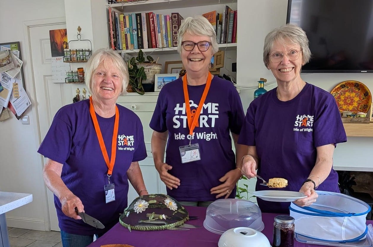 VOLUNTEER TRIO RAISE MORE THAN £700 FOR HOME-START IOW WITH GARDEN FUNDRAISER