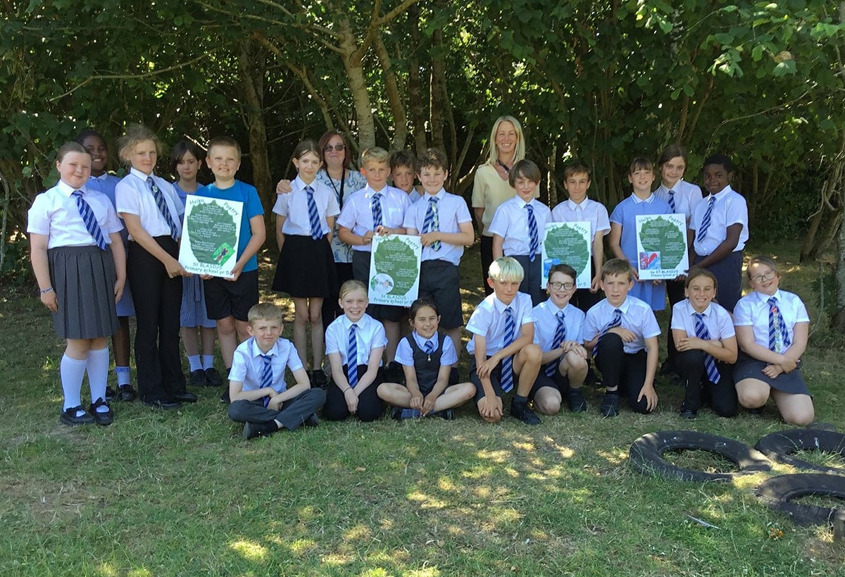 YOUNG POETS FROM ST BLASIUS LEAVE THEIR MARK AT NATUREZONES