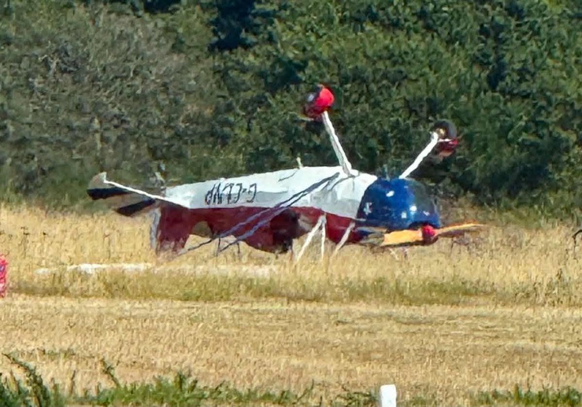 PLANE CRASH AT ISLE OF WIGHT AIRPORT SPARKS MAJOR RESPONSE