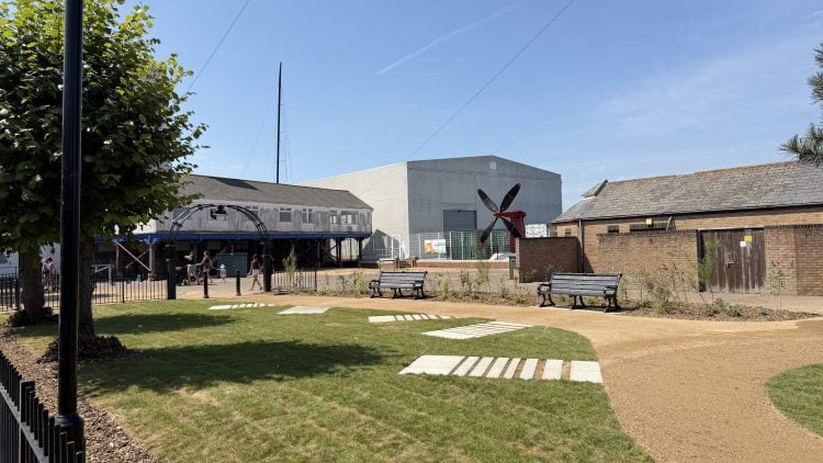 PRINCESS ANNE OFFICIALLY OPENS REVITALISED ALBANY GREEN ON EAST COWES ESPLANADE