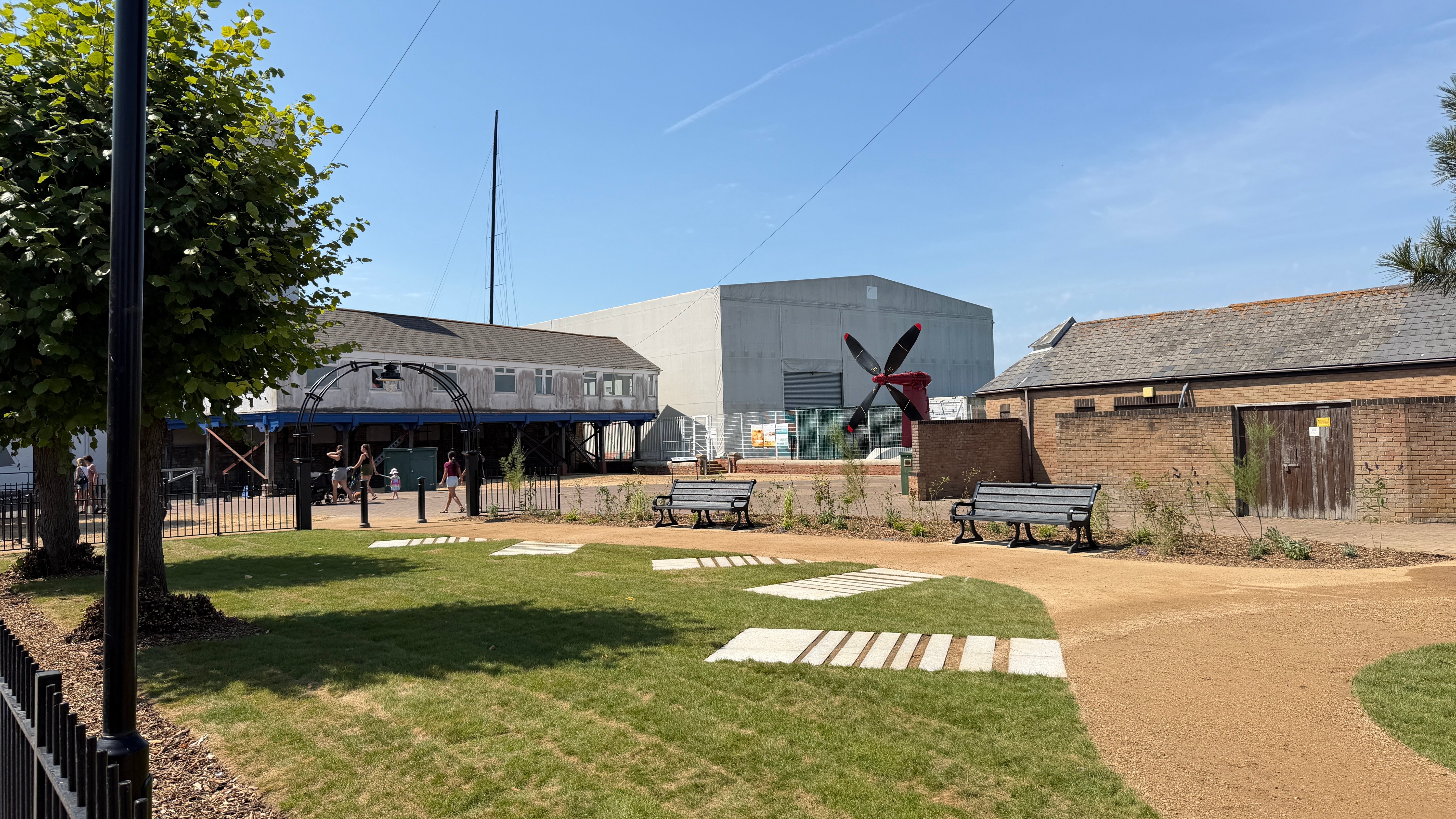 PRINCESS ANNE OFFICIALLY OPENS REVITALISED ALBANY GREEN ON EAST COWES ESPLANADE