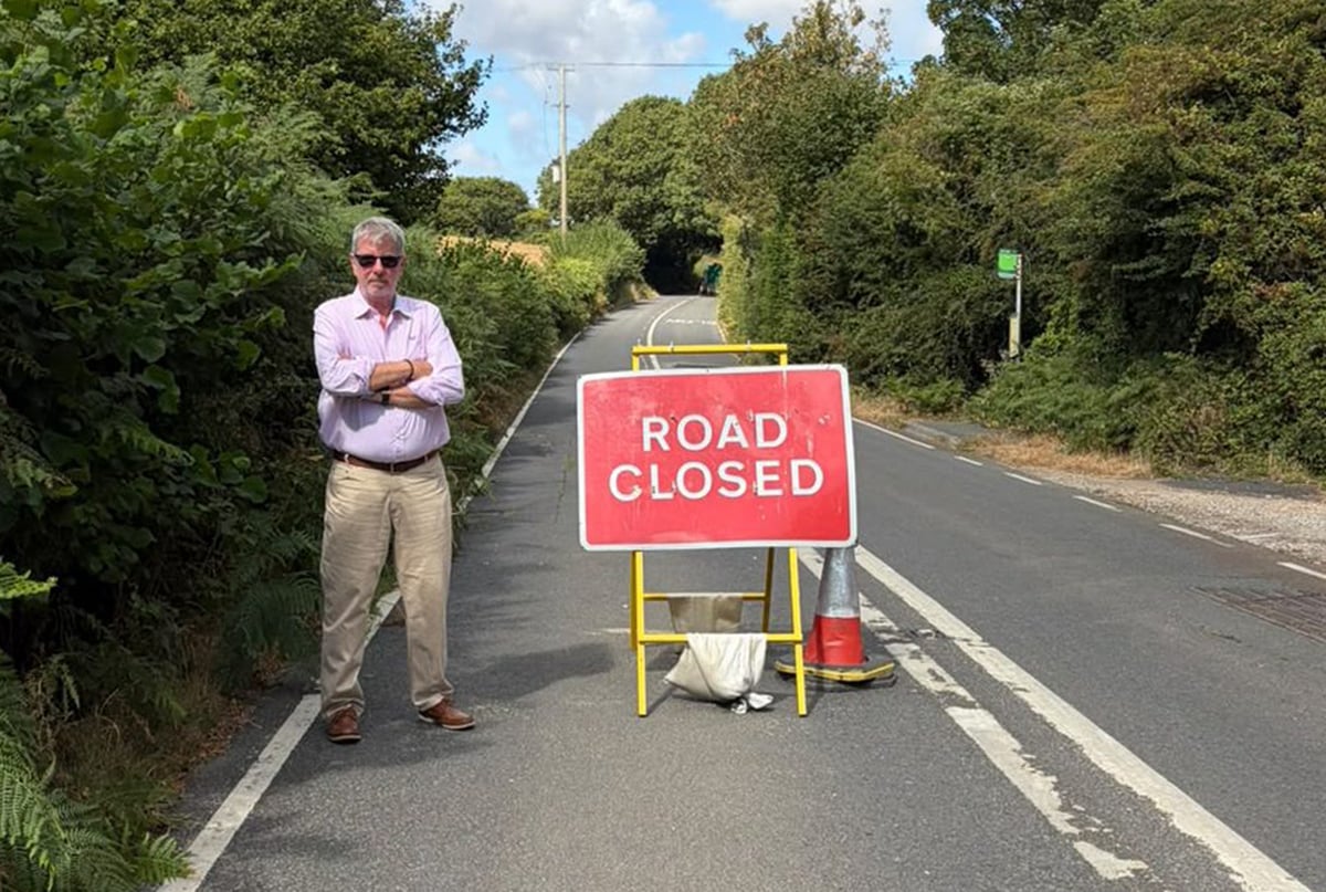 SHANKLIN COUNCILLOR ‘FURIOUS’ WITH SUMMER HOLIDAY MAIN ROAD CLOSURE