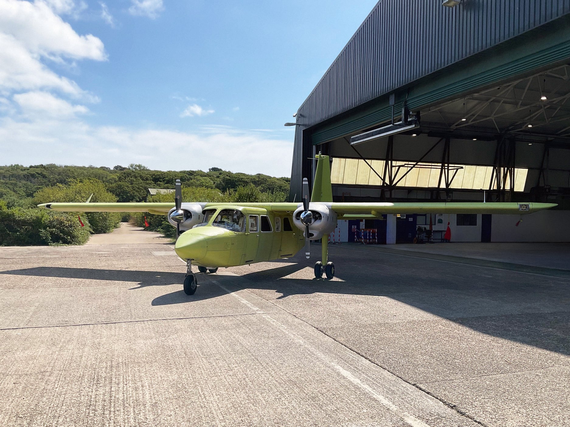 BEMBRIDGE-BUILT ISLANDER BEGINS TESTING AHEAD OF SEPTEMBER FLIGHT